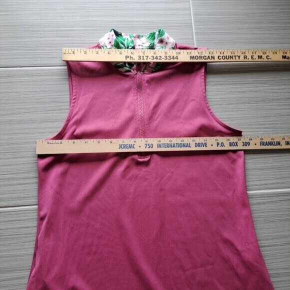 Tommy Bahama Golf Dress Women's Sleeveless M Pockets Multicolor Pickleball - Picture 7 of 10